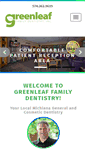 Mobile Screenshot of greenleaffamilydentistry.com